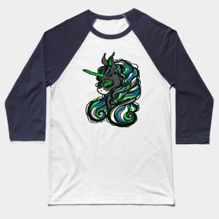 Seattle Football Unicorn Baseball T-Shirt